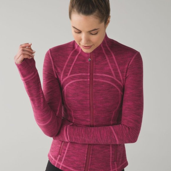 lululemon athletica Jackets & Blazers - Lululemon Define Jacket Diamond Jacquard Berry Rumble Jewelled Magenta